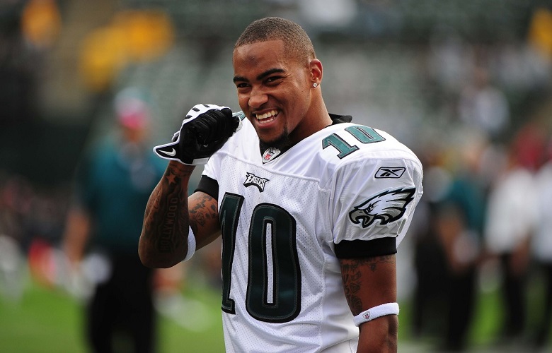 Kuuluisa laaja vastaanotin DeSean Jackson pukeutuu Philadelphia Eagles -paitaan ja ilmoittaa jäävänsä eläkkeelle